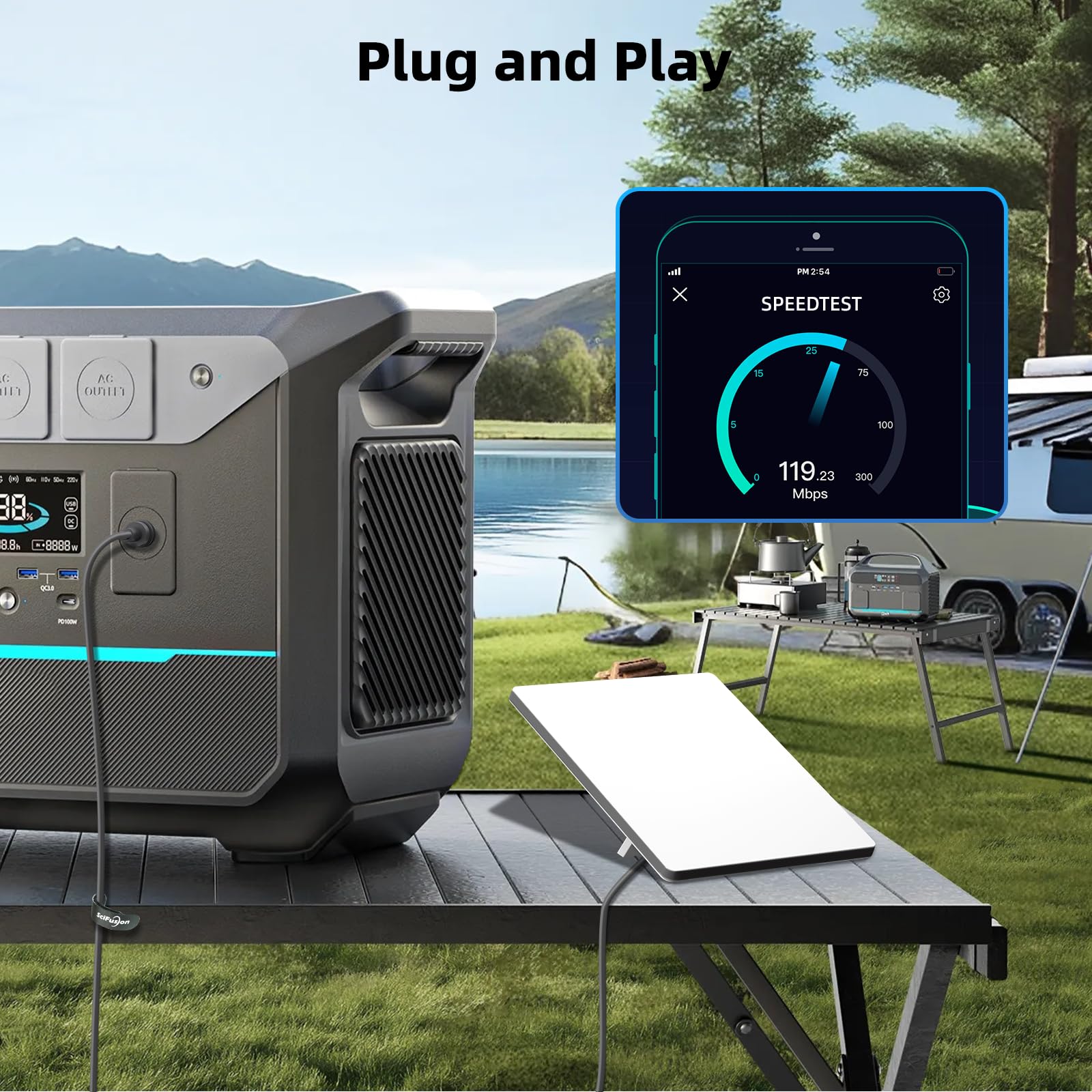 Portable Power Backup for Starlink Mini Kit